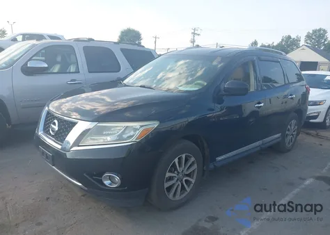2014 Nissan Pathfinder Sl из США, поврежденный, VIN 5N1AR2MM8EC651008
